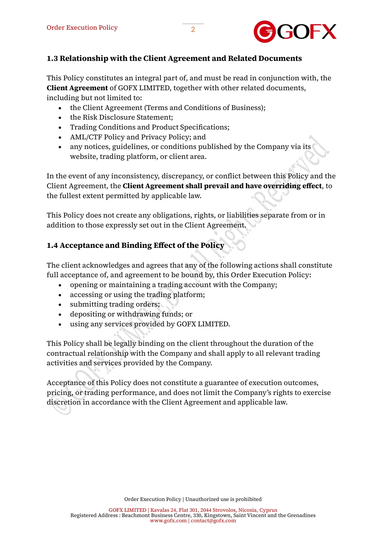 GOFX Order Execution Policy page 7