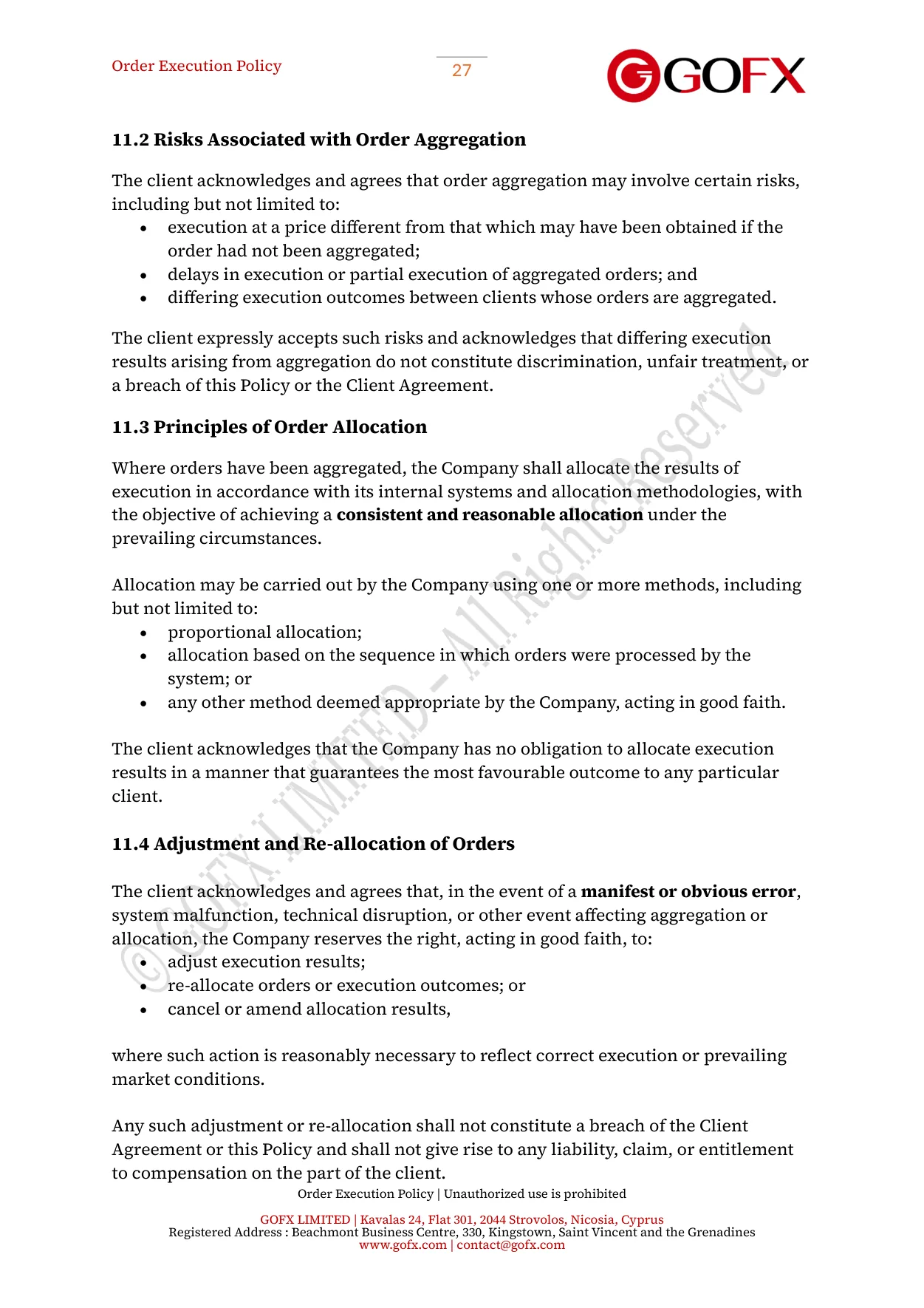 GOFX Order Execution Policy page 32