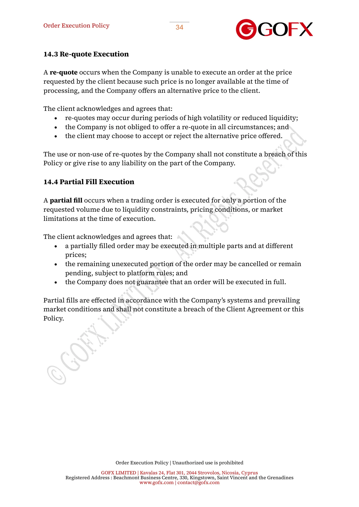 GOFX Order Execution Policy page 39