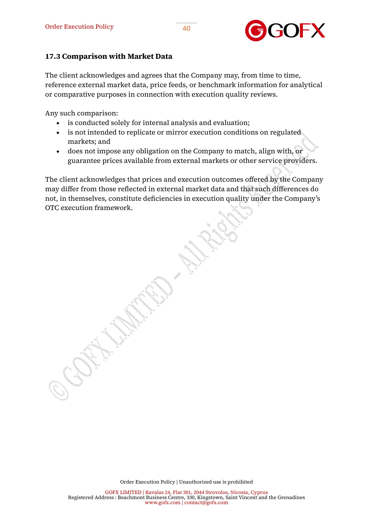 GOFX Order Execution Policy page 45