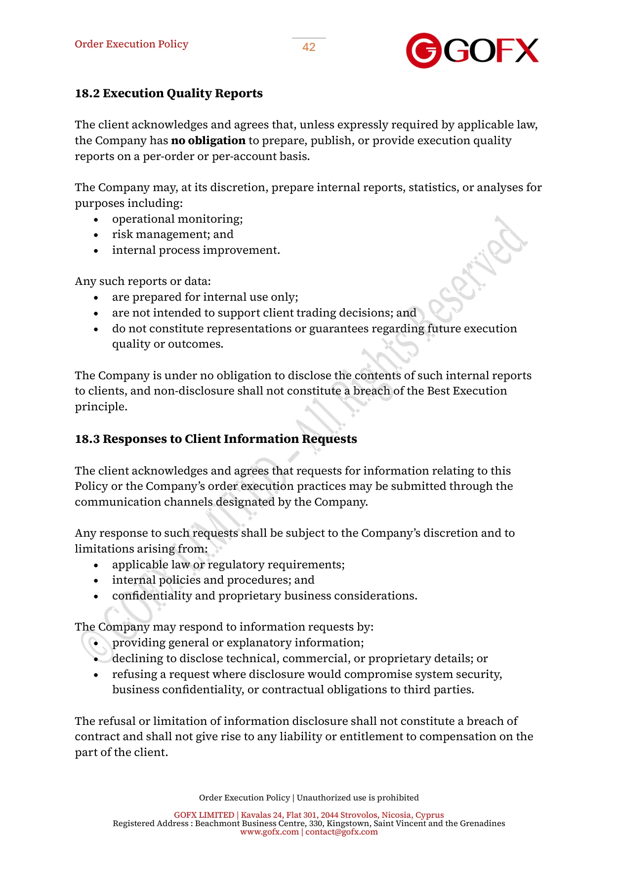 GOFX Order Execution Policy page 47