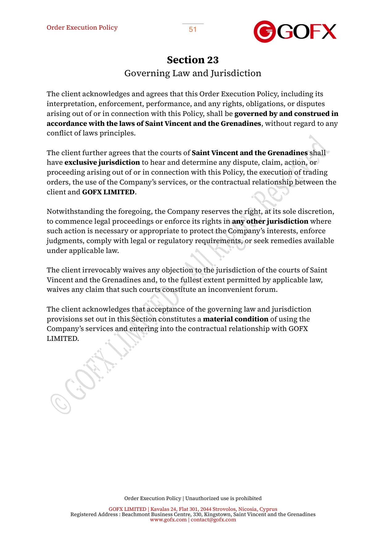 GOFX Order Execution Policy page 56