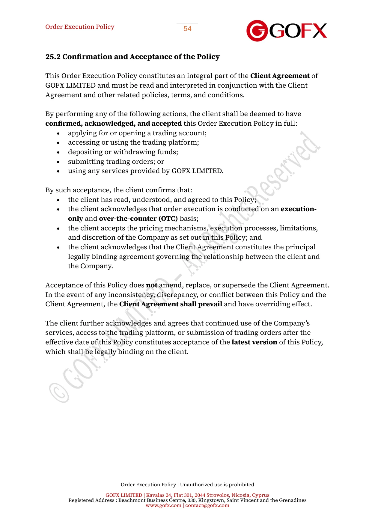 GOFX Order Execution Policy page 59